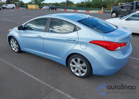 2011 Hyundai Elantra Limited (Ulsan Plant) from USA, damaged, VIN KMHDH4AE7BU087026